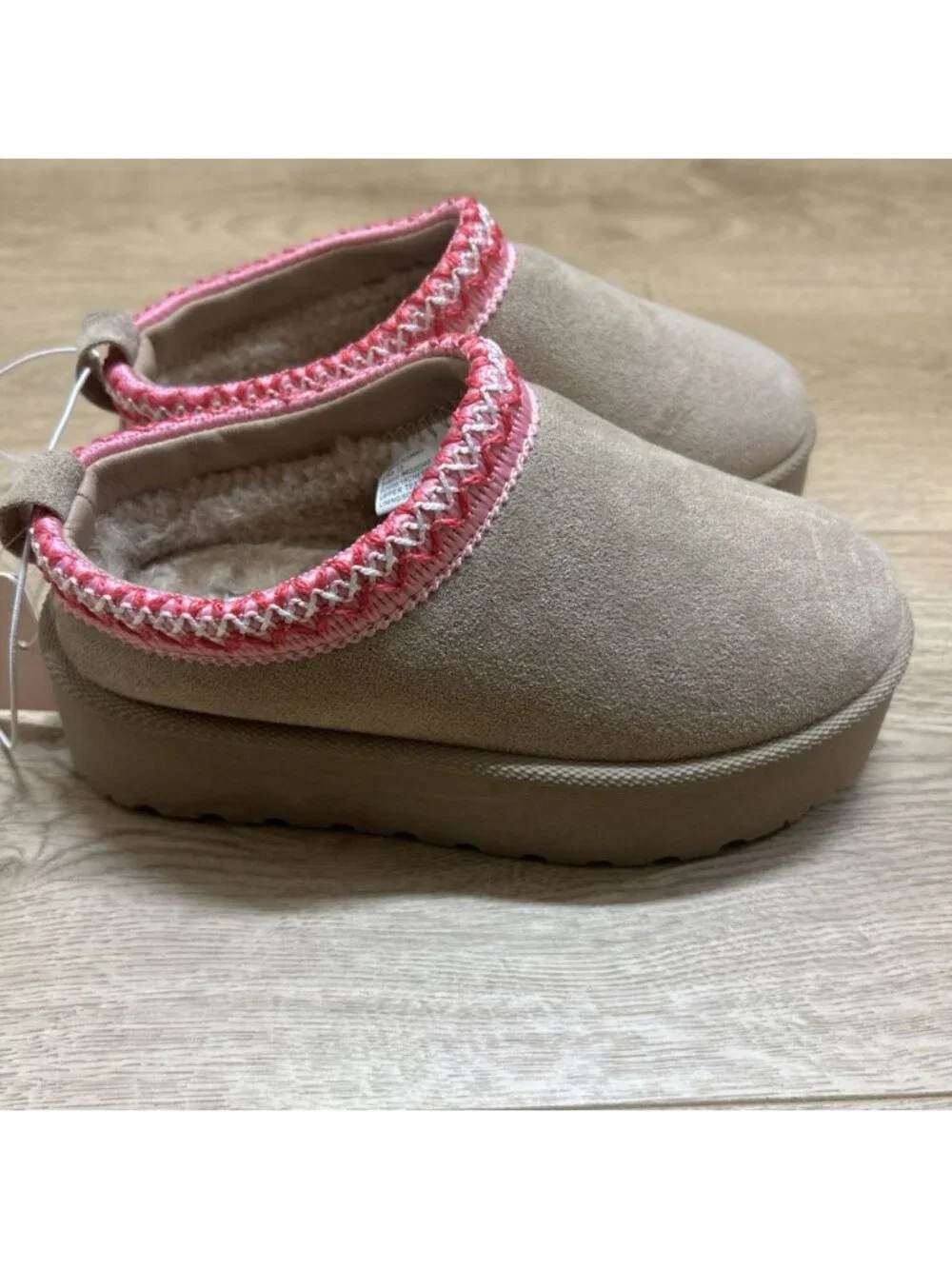 Olivia & Kate Girl’s Slip-On Taupe Wedge Shoes Size 13 Brand New No Box - Picture 4 of 6